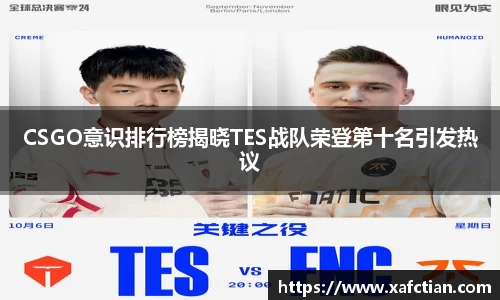 CSGO意识排行榜揭晓TES战队荣登第十名引发热议